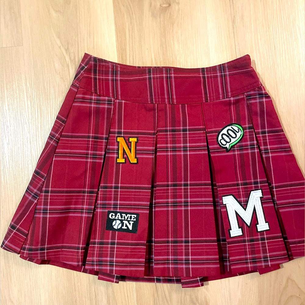 Fun Plaid skirt - girls size 12/14